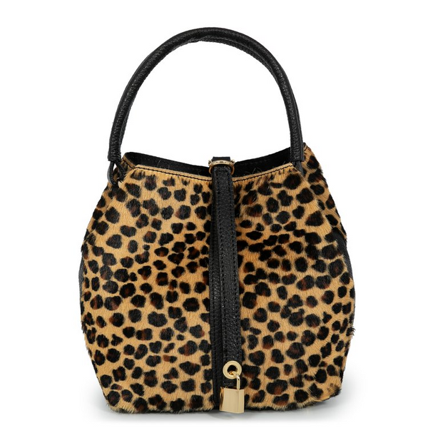 Serratura Bag - Leopard Fur – CLAUDII