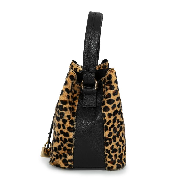 Serratura Bag - Leopard Fur – CLAUDII